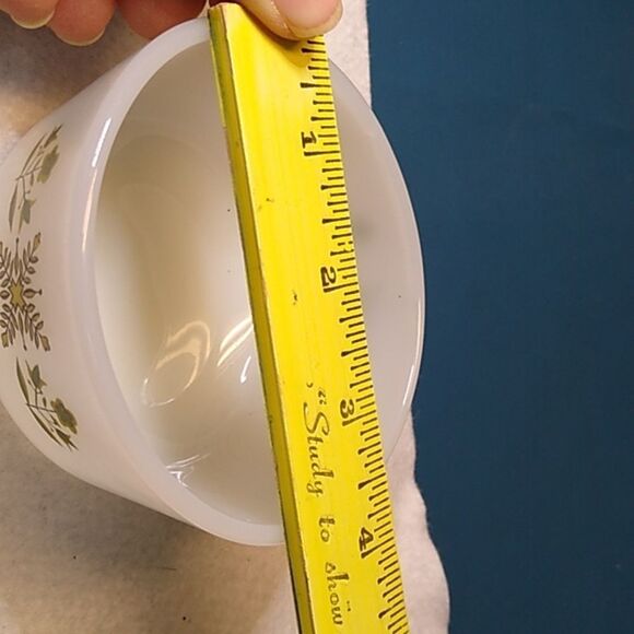 Vintage Fire King Anchor Hocking Meadow Green Custard Cup Bakeware Bowl - Picture 6 of 6